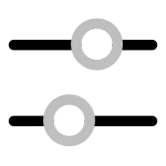 Filter Circle SVG Icon